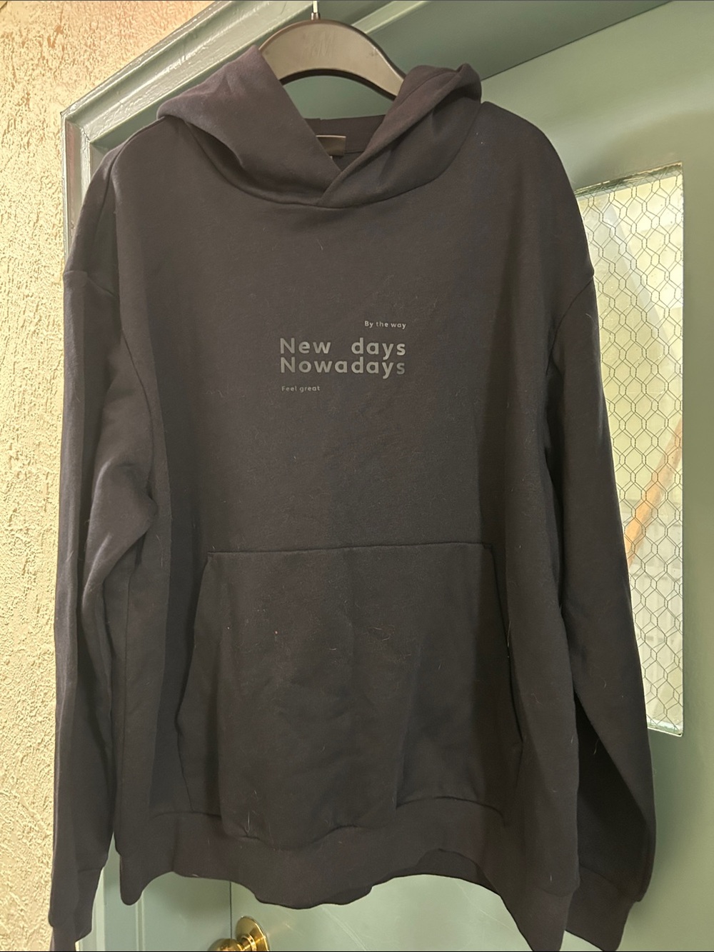 H&M Men’s Blue Pullover Hoodie Size XL BRAND NEW with TAG $35 SEE ALL PICTURES